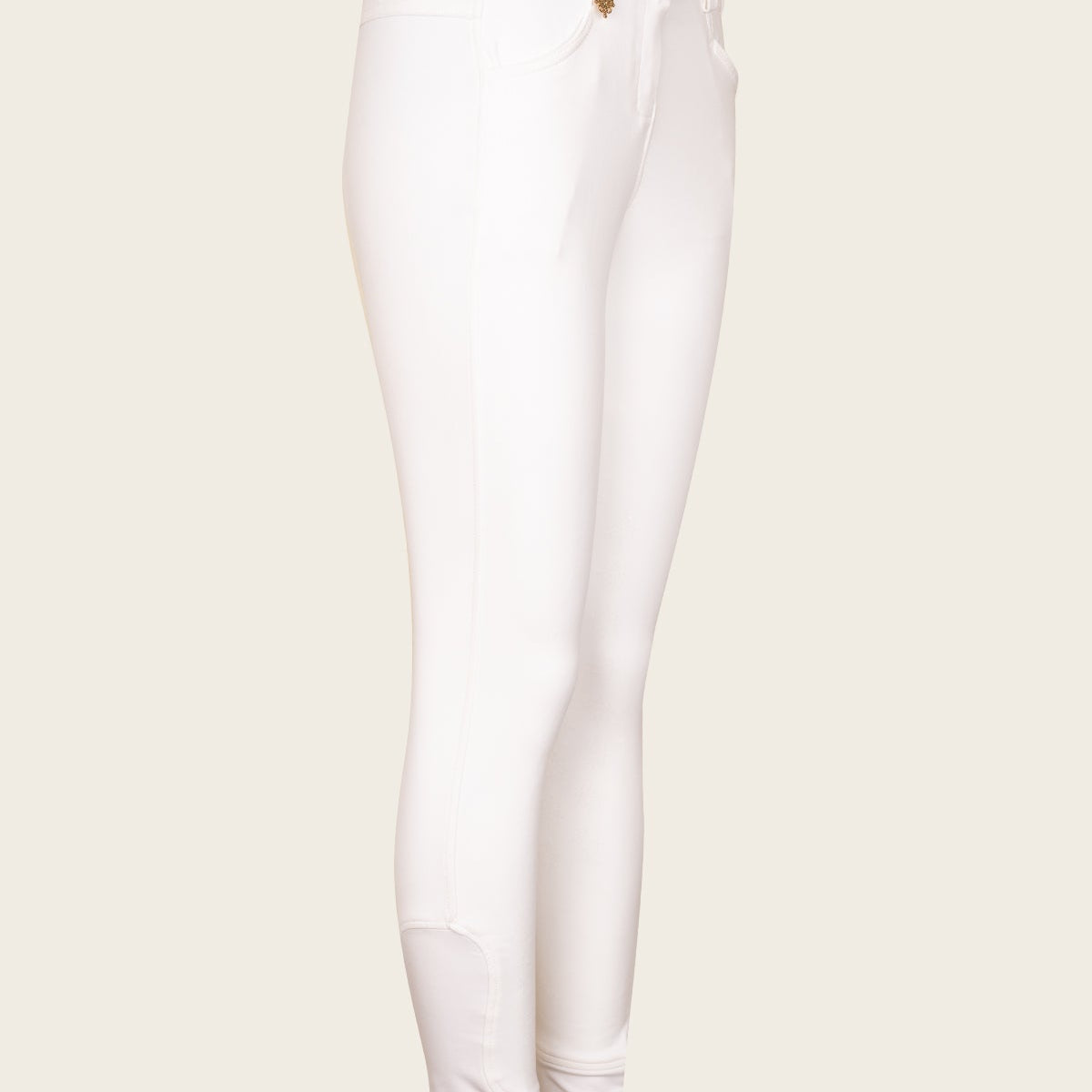 Espoir Coquet White Show Bamboo Breeches - Espoir Equestrian - Equiluxe Tack