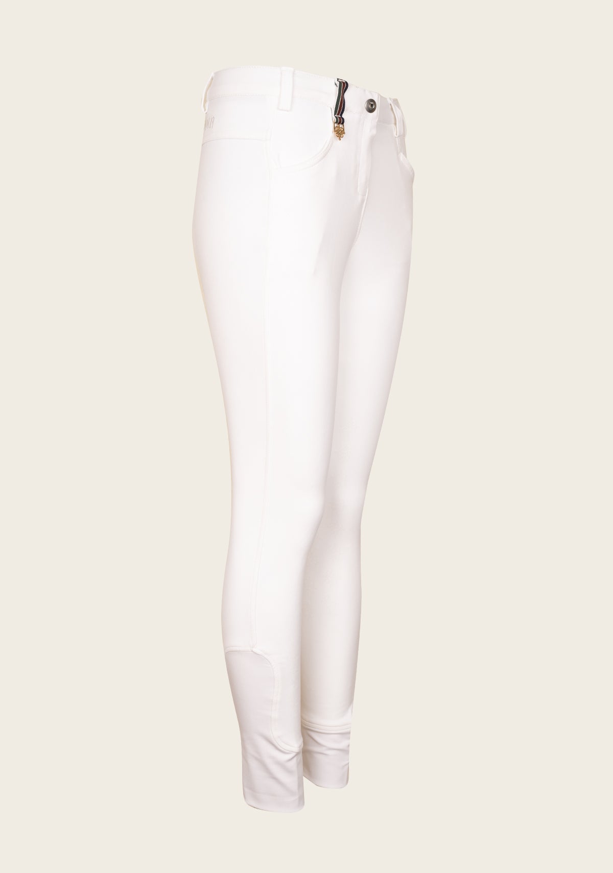 Espoir Coquet White Show Bamboo Breeches - Espoir Equestrian - Equiluxe Tack