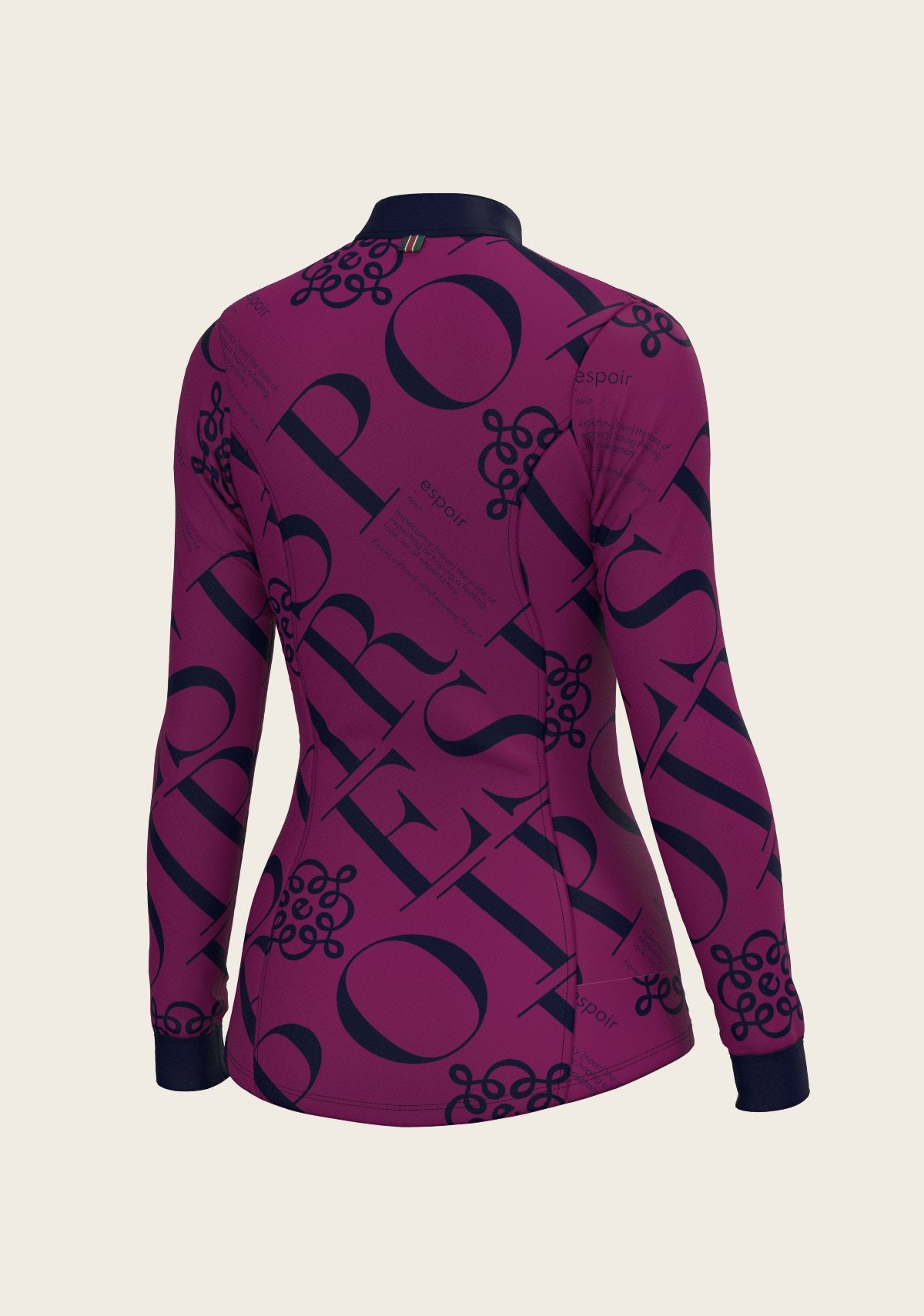 ESPOIR in Berry Quarter Zip Sun Shirt - Espoir Equestrian - Equiluxe Tack