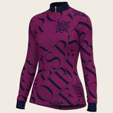 ESPOIR in Berry Quarter Zip Sun Shirt - Espoir Equestrian - Equiluxe Tack