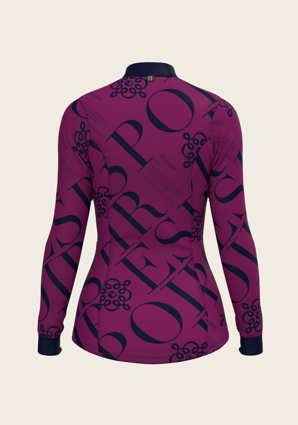 ESPOIR in Berry Quarter Zip Sun Shirt - Espoir Equestrian - Equiluxe Tack