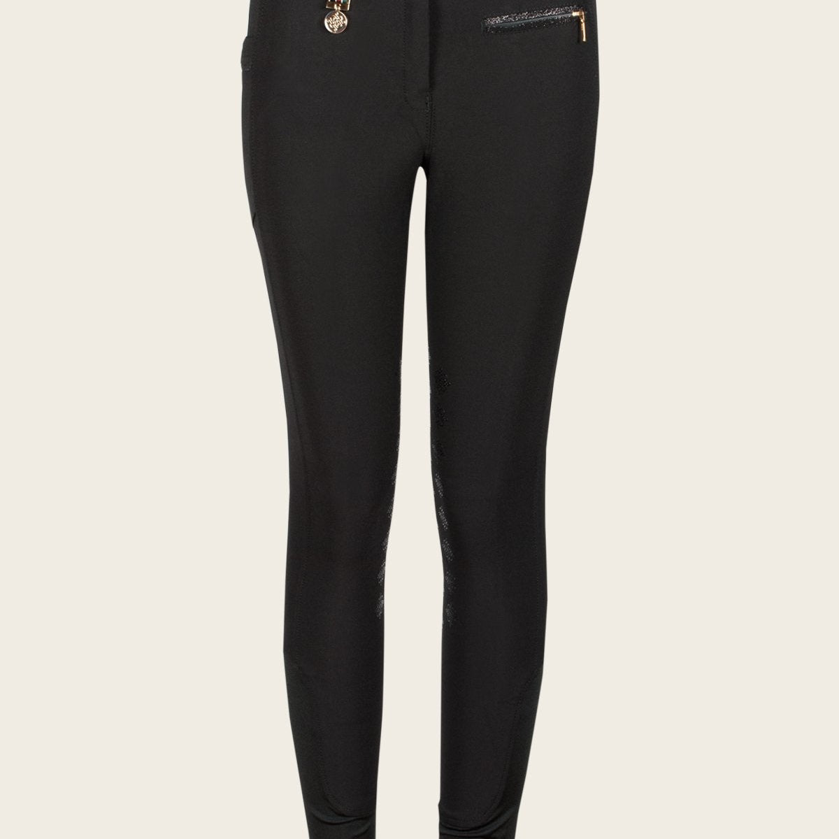 Espoir Inspire Black Full Seat Bamboo Breeches - Espoir Equestrian - Equiluxe Tack