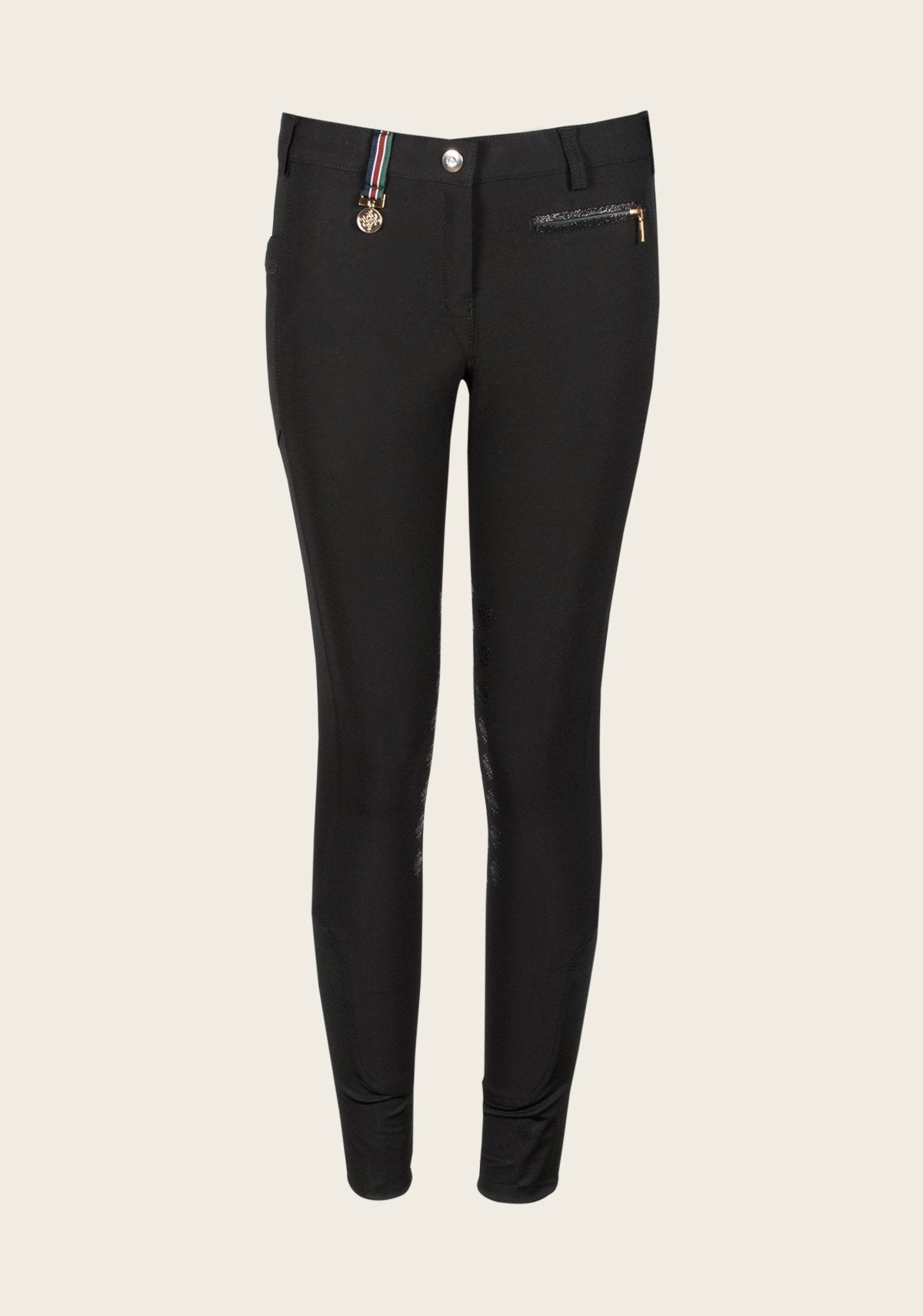 Espoir Inspire Black Full Seat Bamboo Breeches - Espoir Equestrian - Equiluxe Tack