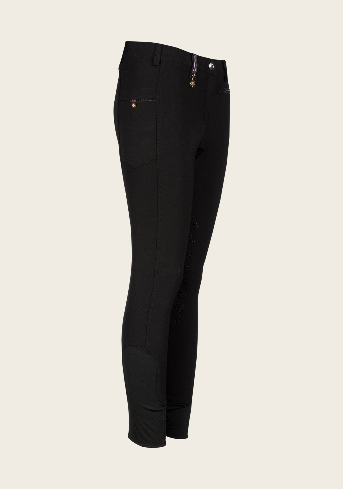 Espoir Inspire Black Full Seat Bamboo Breeches - Espoir Equestrian - Equiluxe Tack