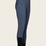 Espoir Inspire Full Seat Smokey Blue Bamboo Breeches - Espoir Equestrian - Equiluxe Tack