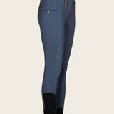 Espoir Inspire Full Seat Smokey Blue Bamboo Breeches - Espoir Equestrian - Equiluxe Tack