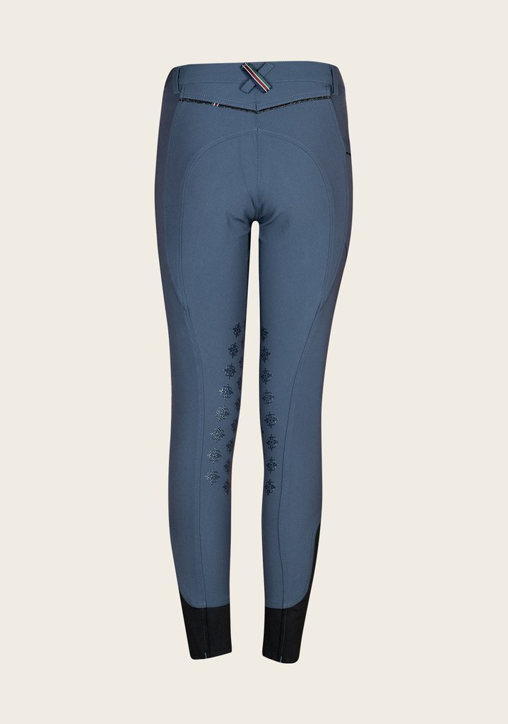 Espoir Inspire Full Seat Smokey Blue Bamboo Breeches - Espoir Equestrian - Equiluxe Tack