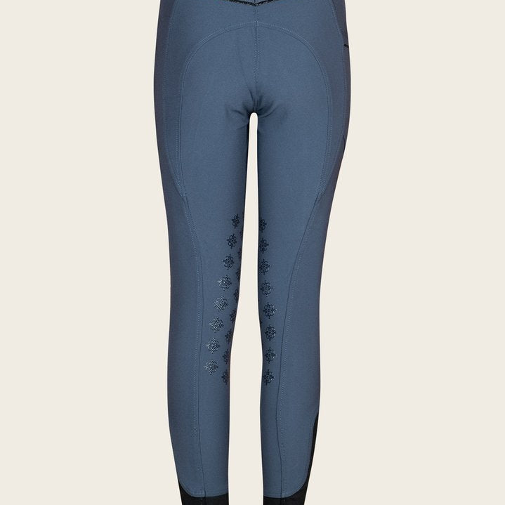 Espoir Inspire Full Seat Smokey Blue Bamboo Breeches - Espoir Equestrian - Equiluxe Tack