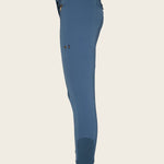 Espoir Inspire Mid Blue Coolmax Breeches - Espoir Equestrian - Equiluxe Tack