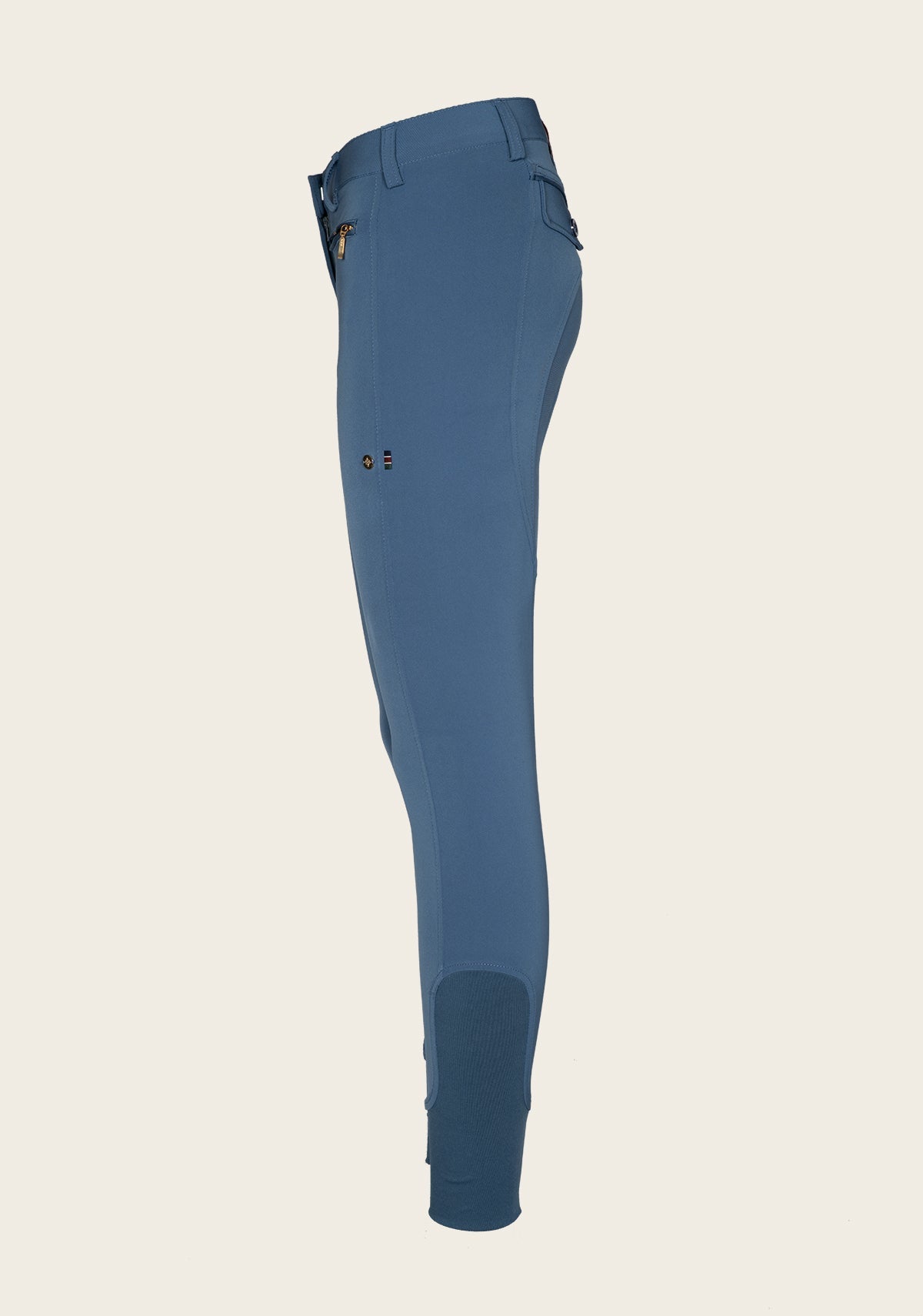 Espoir Inspire Mid Blue Coolmax Breeches - Espoir Equestrian - Equiluxe Tack