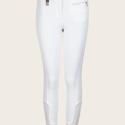 Espoir Inspire Opaque White Breeches - Espoir Equestrian - Equiluxe Tack