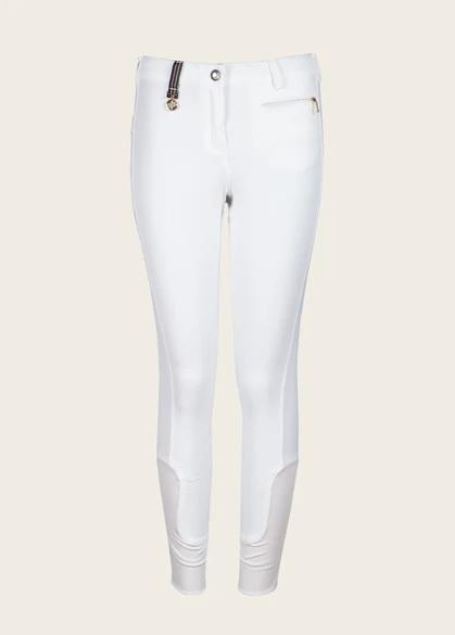 Espoir Inspire Opaque White Breeches - Espoir Equestrian - Equiluxe Tack