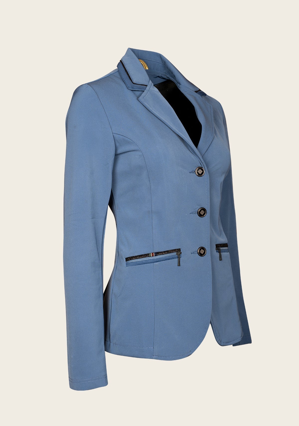 Espoir Inspire Show Jacket Mid Blue - Espoir Equestrian - Equiluxe Tack