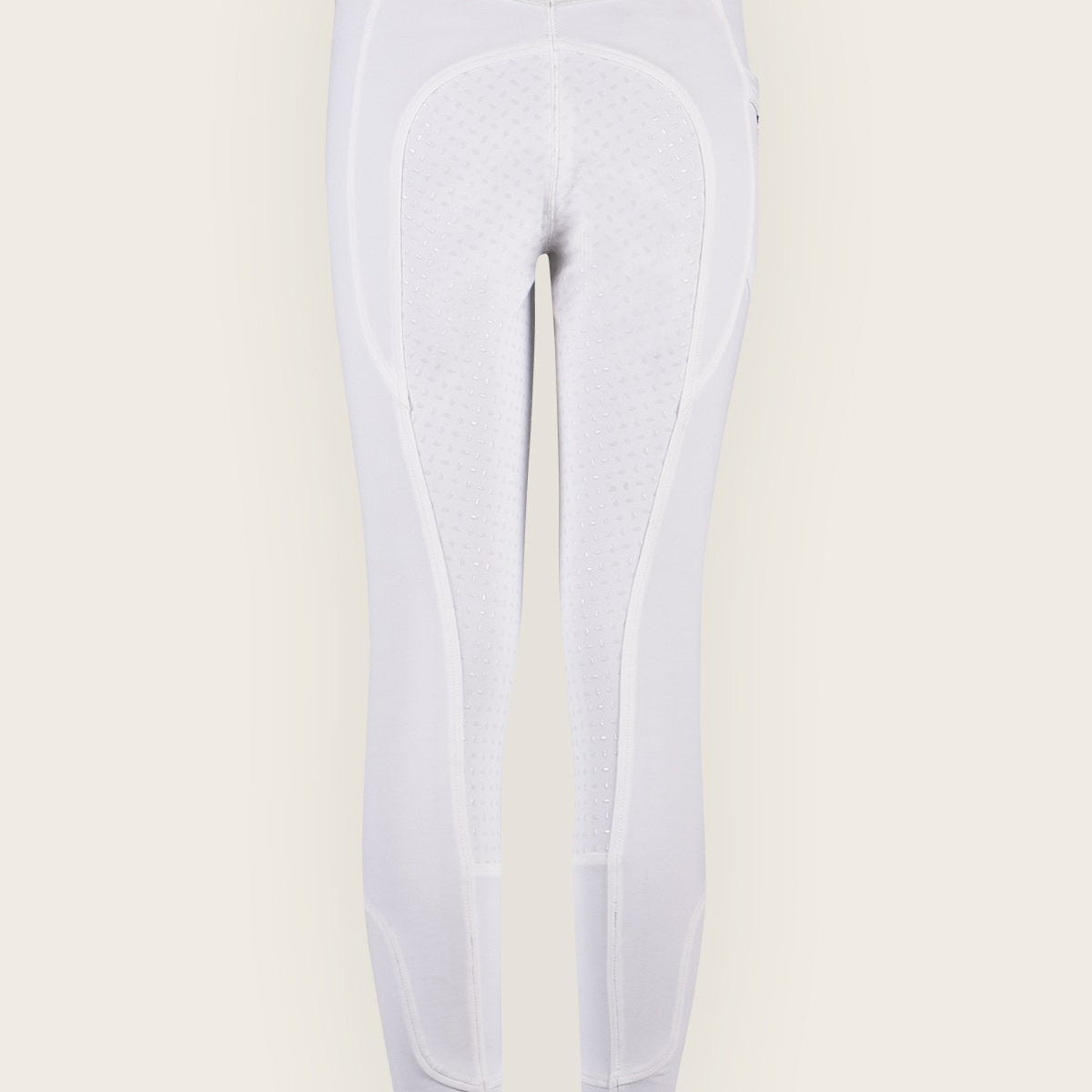 Espoir Inspire White Full Seat Bamboo Breeches - Espoir Equestrian - Equiluxe Tack