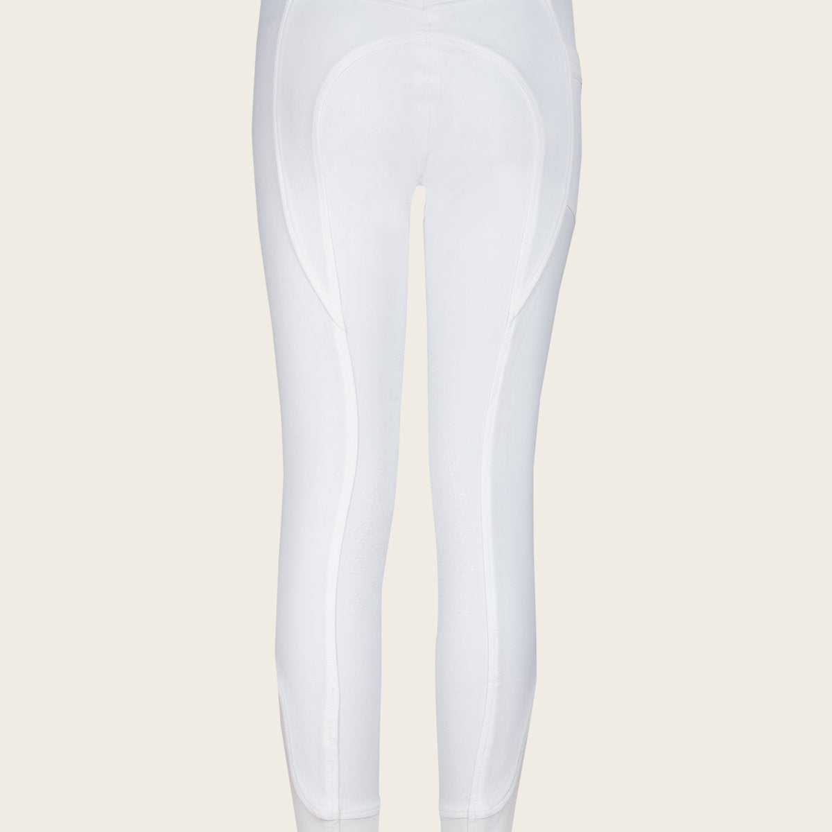 Espoir Inspire White Knee Patch Bamboo Breeches - Espoir Equestrian - Equiluxe Tack