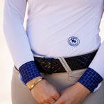 Essex Classics Beautiful Bits Ladies Talent Yarn Wrap Collar Long Sleeve Show Shirt - Equiluxe Tack