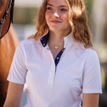 Essex Classics Beautiful Bits Ladies Talent Yarn Wrap Collar Short Sleeve Show Shirt - Equiluxe Tack