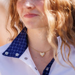 Essex Classics Beautiful Bits Ladies Talent Yarn Wrap Collar Short Sleeve Show Shirt - Equiluxe Tack