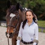 Essex Classics Bit By Bit Ladies Talent Yarn Straight Collar Long Sleeve Show Shirt - Equiluxe Tack