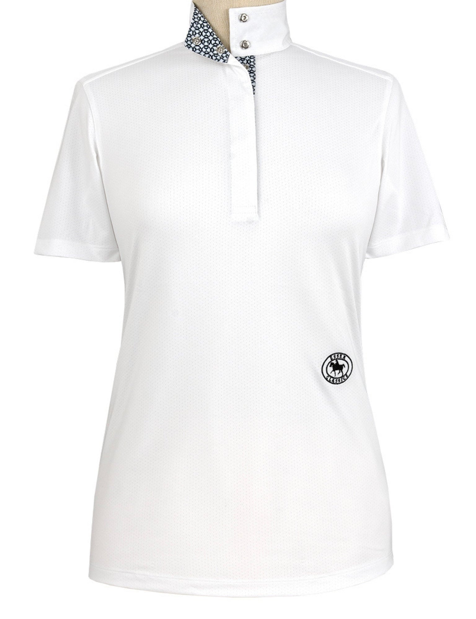 Essex Classics Bit By Bit Ladies Talent Yarn Straight Collar Short Sleeve Show Shirt - Equiluxe Tack
