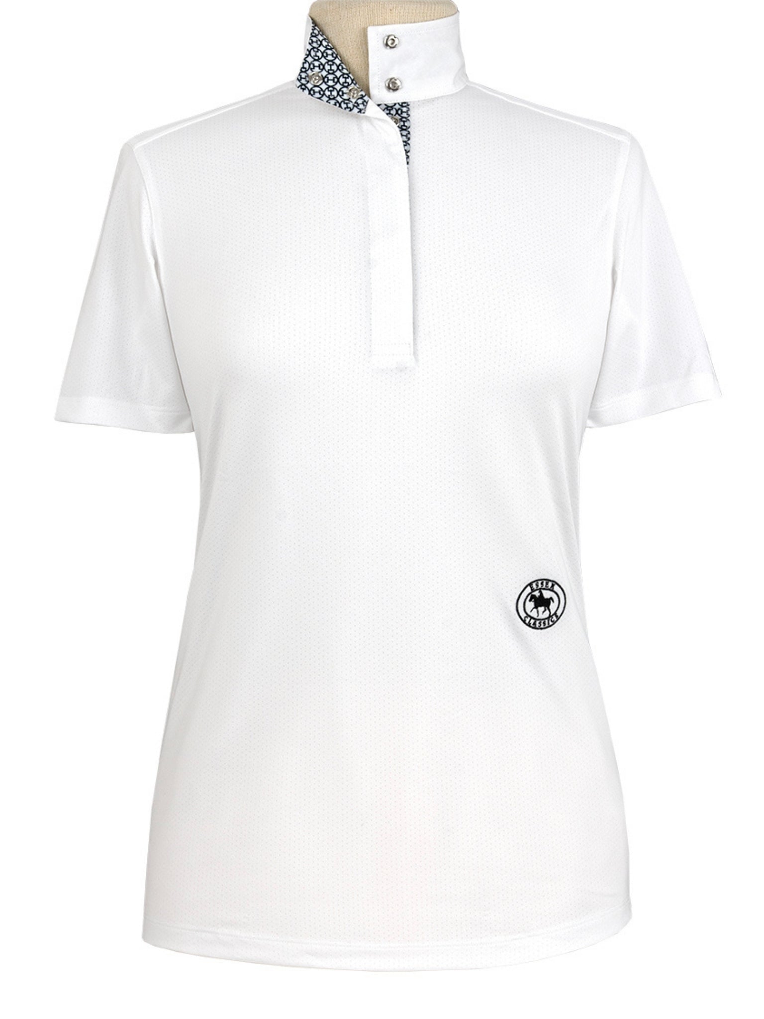 Essex Classics Bit By Bit Ladies Talent Yarn Straight Collar Short Sleeve Show Shirt - Equiluxe Tack