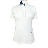 Essex Classics Braided Reins & Bits Ladies Talent Yarn Wrap Collar Short Sleeve Show Shirt - Essex Classics - Equiluxe Tack