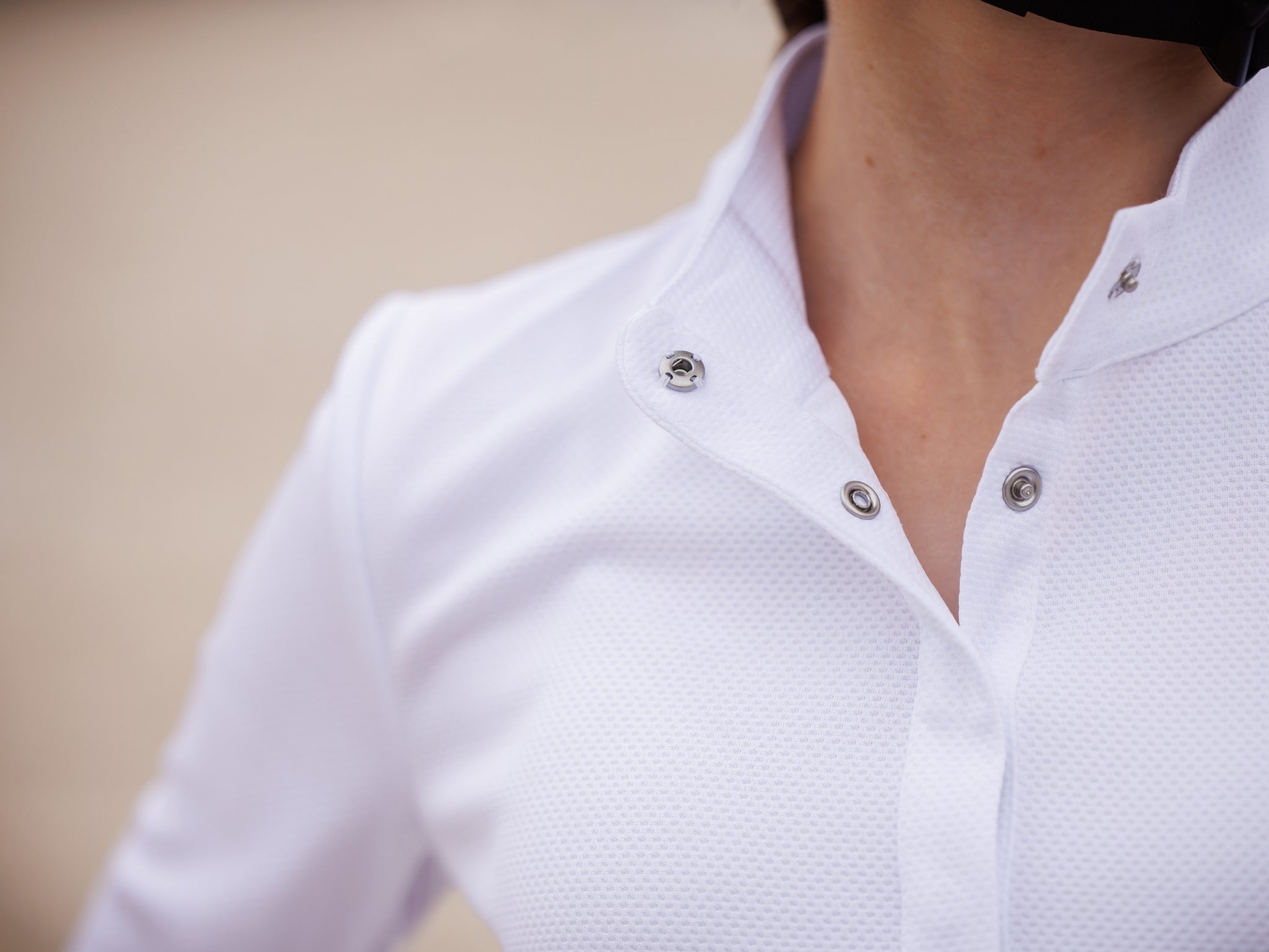 Essex Classics Cambridge Girls Long Sleeve Show Shirt - White - Equiluxe Tack
