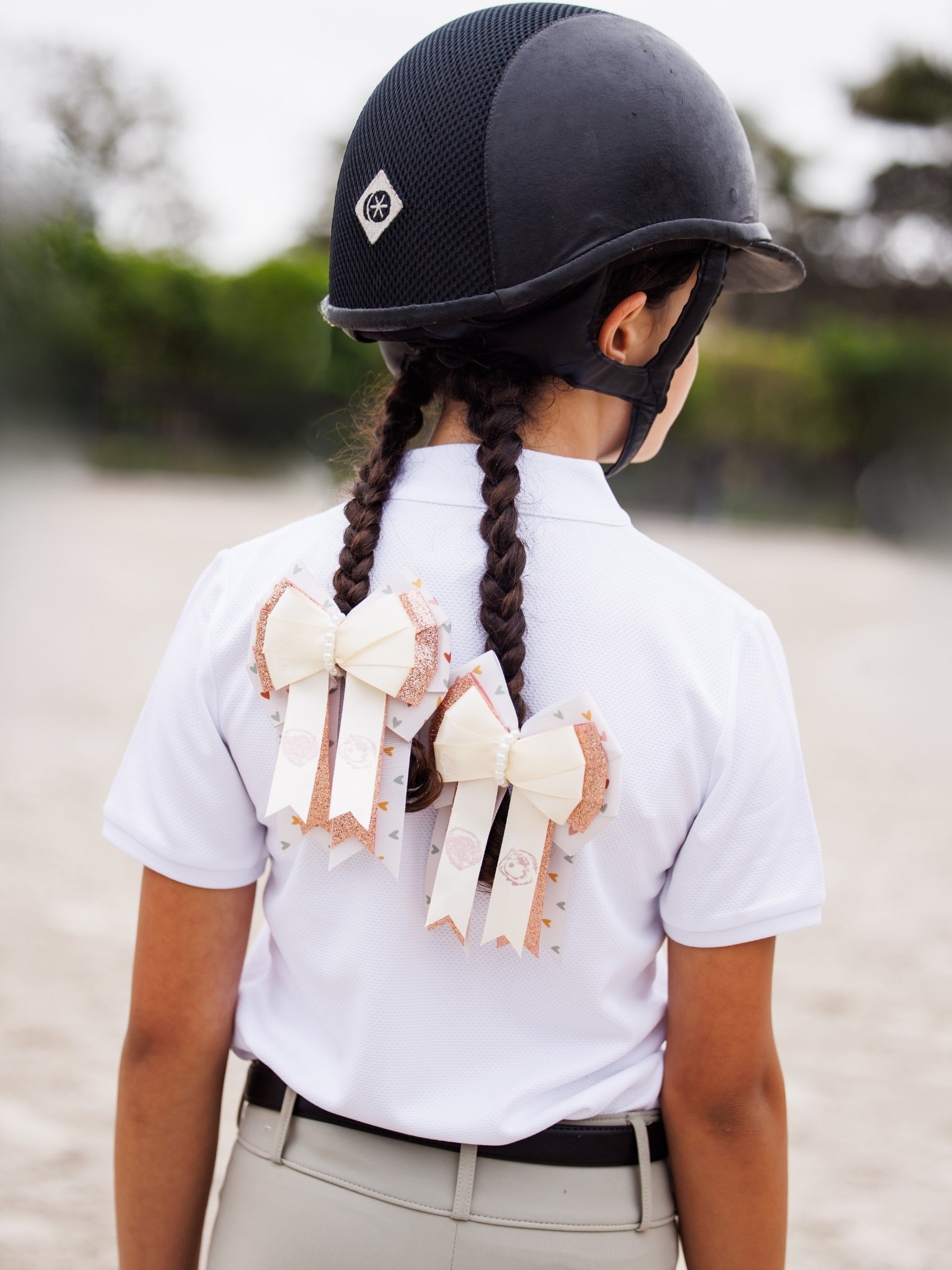 Essex Classics Cambridge Girls Short Sleeve Show Shirt - White - Equiluxe Tack
