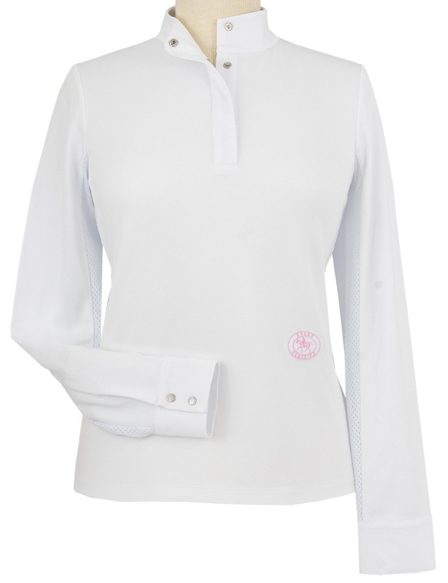 Essex Classics Cambridge Ladies Long Sleeve Show Shirt - White - Equiluxe Tack