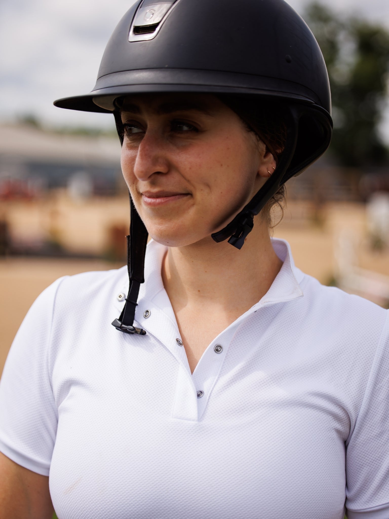 Essex Classics Cambridge Ladies Short Sleeve Show Shirt - White - Equiluxe Tack