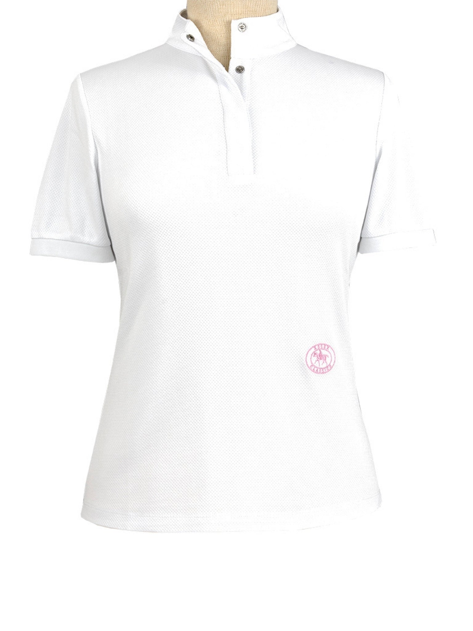 Essex Classics Cambridge Ladies Short Sleeve Show Shirt - White - Equiluxe Tack