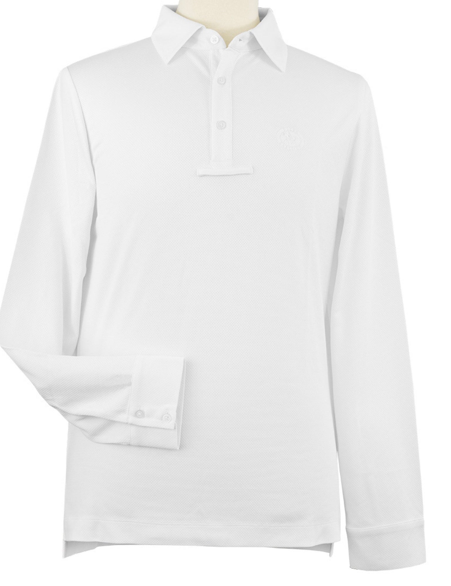 Essex Classics Cambridge Men's Long Sleeve Show Shirt - White - Equiluxe Tack