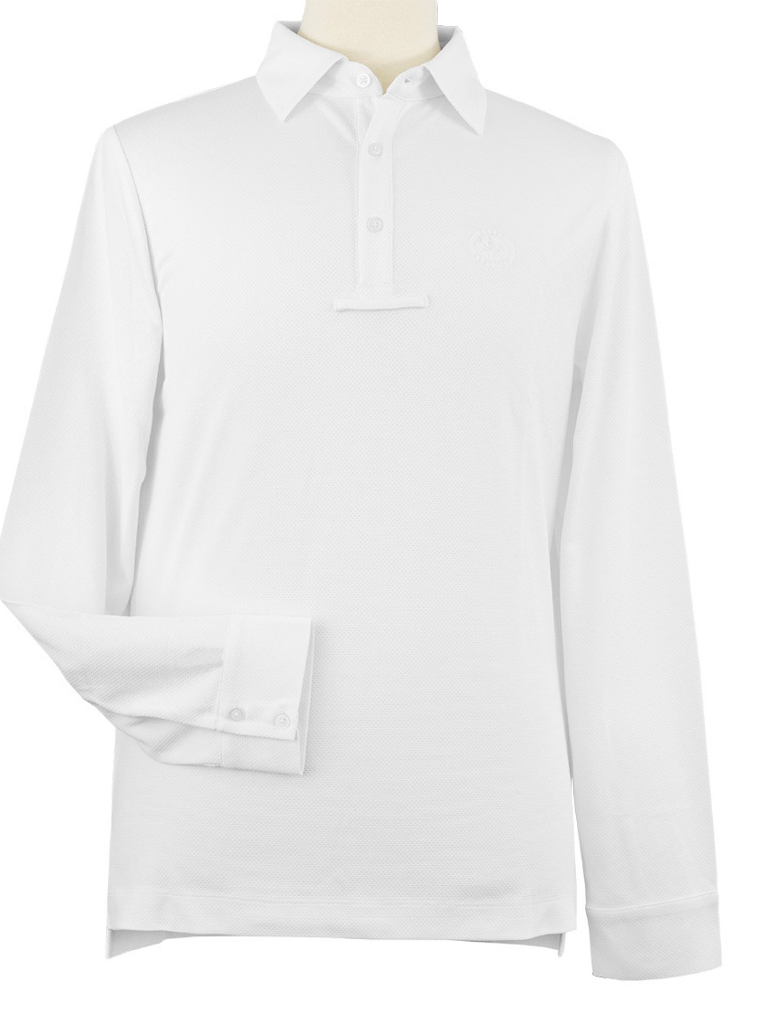 Essex Classics Cambridge Men's Long Sleeve Show Shirt - White - Equiluxe Tack