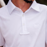 Essex Classics Cambridge Men's Short Sleeve Show Shirt - White - Equiluxe Tack