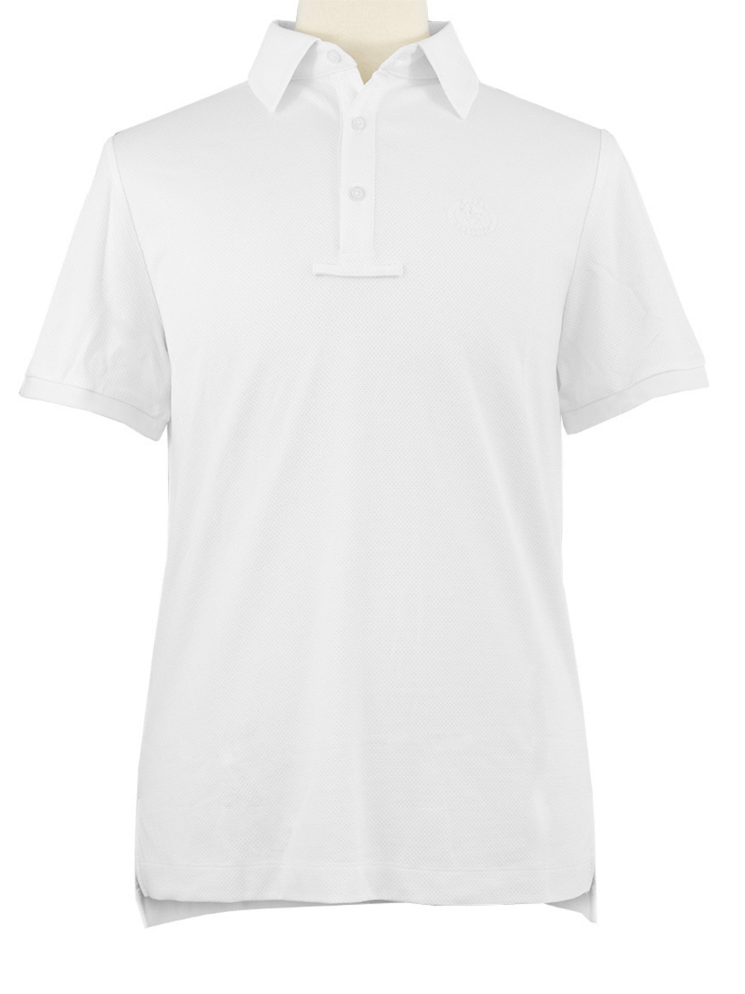 Essex Classics Cambridge Men's Short Sleeve Show Shirt - White - Equiluxe Tack
