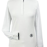 Essex Classics Cows Ladies Talent Yarn Wrap Collar Long Sleeve Show Shirt - Essex Classics - Equiluxe Tack