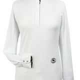 Essex Classics Cows Ladies Talent Yarn Wrap Collar Long Sleeve Show Shirt - Essex Classics - Equiluxe Tack