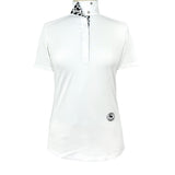 Essex Classics Cows Ladies Talent Yarn Wrap Collar Short Sleeve Show Shirt - Essex Classics - Equiluxe Tack