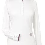 Essex Classics Cozy Cup Season Ladies Talent Yarn Straight Collar Long Sleeve Show Shirt - Essex Classics - Equiluxe Tack