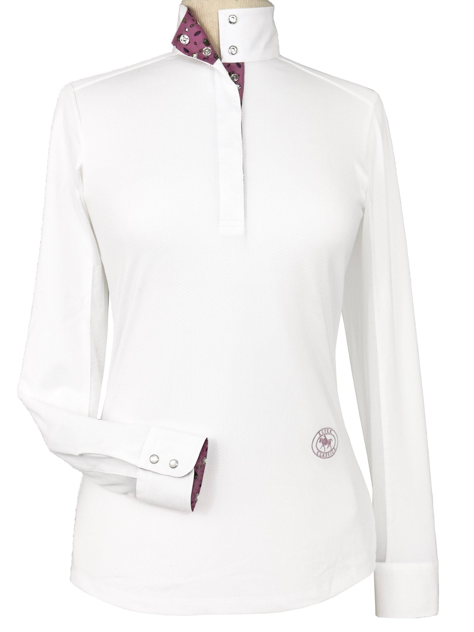 Essex Classics Cozy Cup Season Ladies Talent Yarn Straight Collar Long Sleeve Show Shirt - Essex Classics - Equiluxe Tack