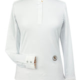 Essex Classics Croissants Ladies Talent Yarn Straight Collar Long Sleeve Show Shirt - Essex Classics - Equiluxe Tack