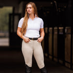 Essex Classics Croissants Ladies Talent Yarn Straight Collar Short Sleeve Show Shirt - Essex Classics - Equiluxe Tack