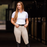 Essex Classics Croissants Ladies Talent Yarn Straight Collar Short Sleeve Show Shirt - Essex Classics - Equiluxe Tack