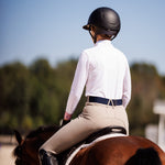 Essex Classics Daisy Delight Girls Talent Yarn Wrap Collar Long Sleeve Show Shirt - Essex Classics - Equiluxe Tack