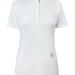 Essex Classics Daisy Delight Girls Talent Yarn Wrap Collar Short Sleeve Show Shirt - Equiluxe Tack