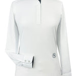 Essex Classics Diamonds Ladies Talent Yarn Straight Collar Long Sleeve Show Shirt - Essex Classics - Equiluxe Tack