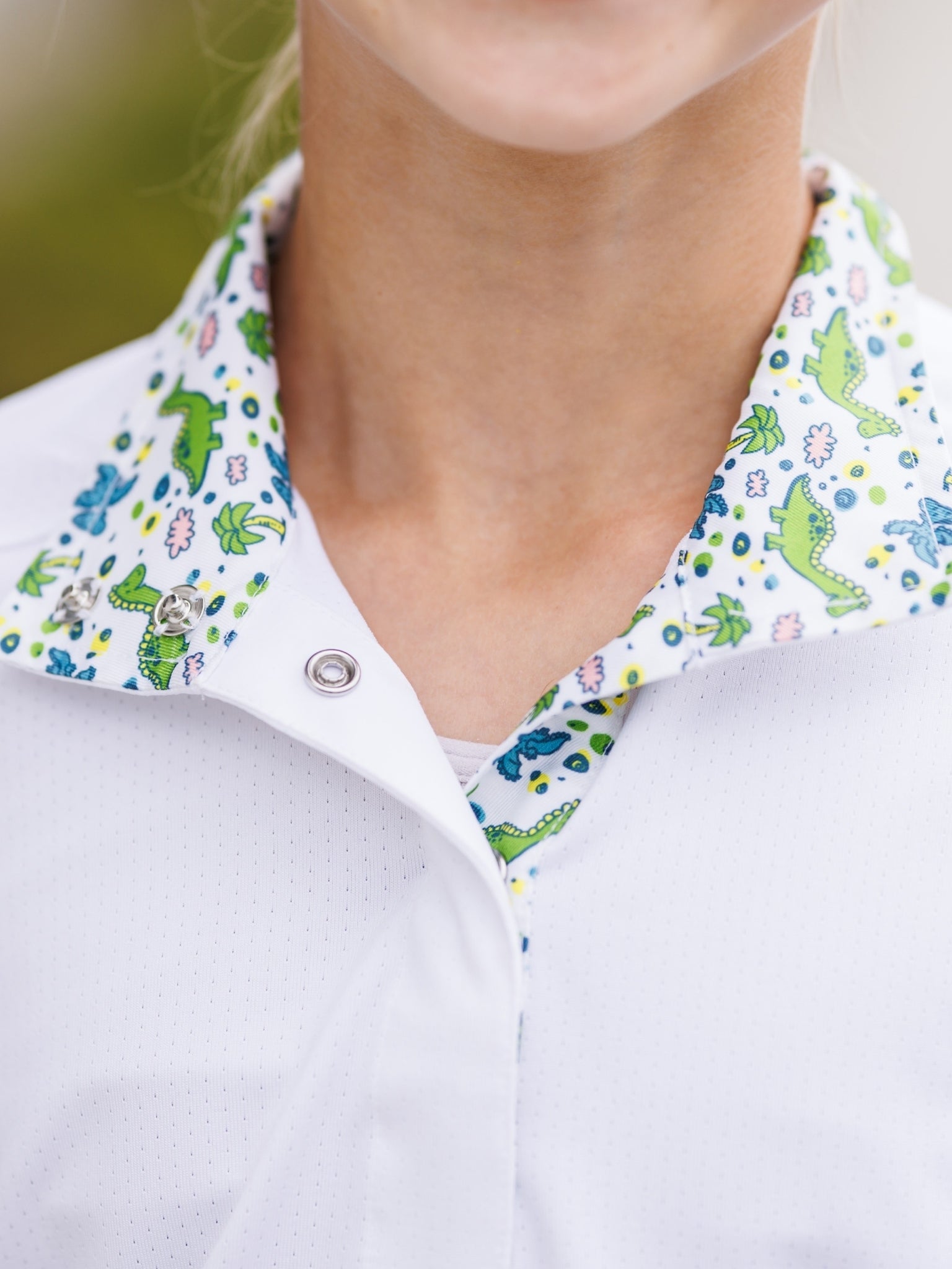 Essex Classics Dino World Girls Talent Yarn Straight Collar Short Sleeve Show Shirt - Essex Classics - Equiluxe Tack