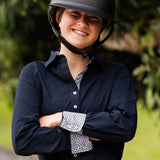 Essex Classics Dora II Schooling Shirt - Black with Bit by Bit Trim - Essex Classics - Equiluxe Tack