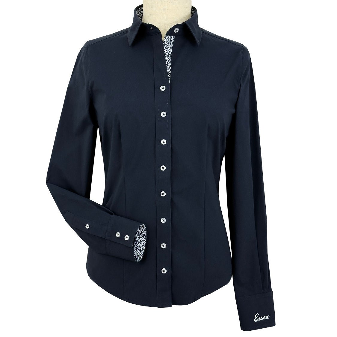 Essex Classics Dora II Schooling Shirt - Black with Bit by Bit Trim - Essex Classics - Equiluxe Tack