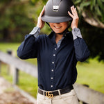 Essex Classics Dora II Schooling Shirt - Black with Bit by Bit Trim - Essex Classics - Equiluxe Tack